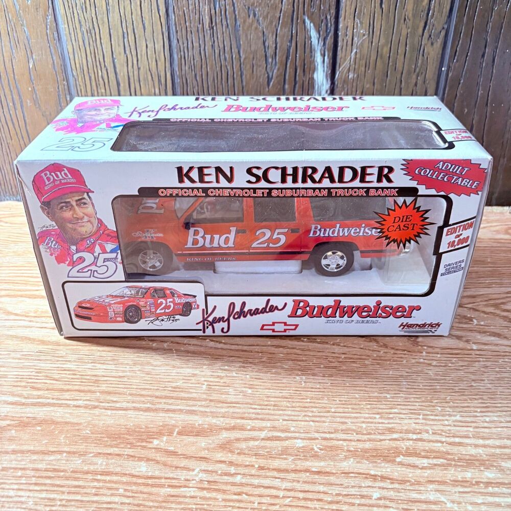 Limited Edition #25 Ken Schrader 1995 Official Truck Bank Chevrolet Suburban